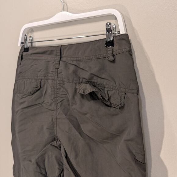 Eddie Bauer Womens Convertible Hiking Pants Dark Green - Size 4 - Picture 4 of 9